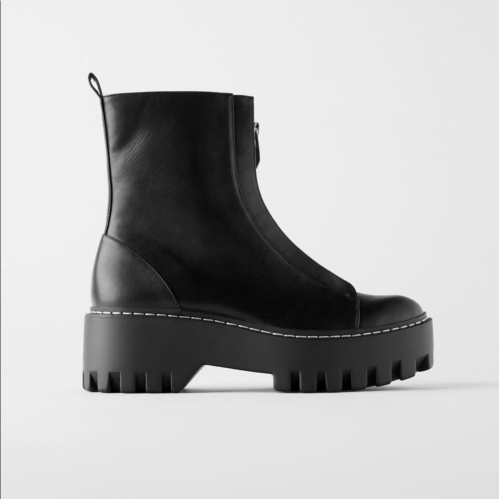 Zara Front Zip Bootie